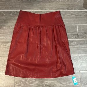 Brand new faux leather skirt size XL/8/10
